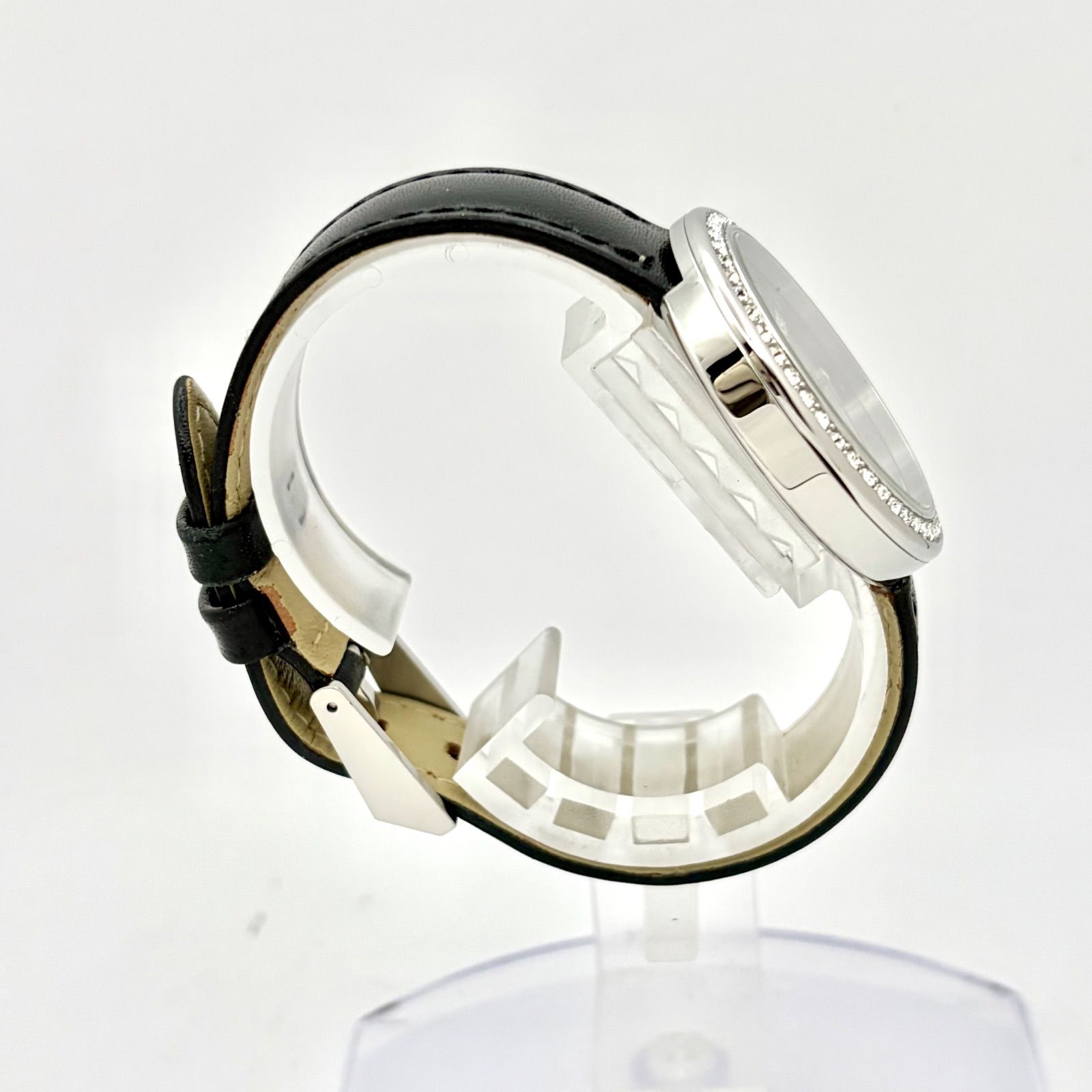 美品/新品電池】SWAROVSKI スワロフスキー デイタイム ダイヤベゼル 