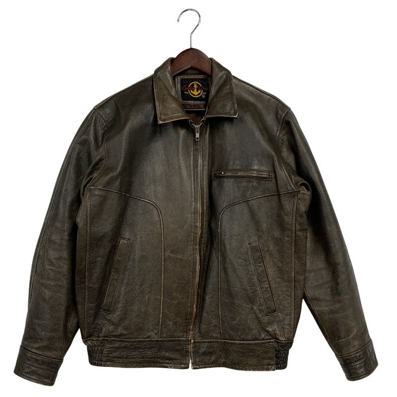 中古品】 LEATHER WEAR レザーウェア D-0S 782 日本製 COW LEATHER