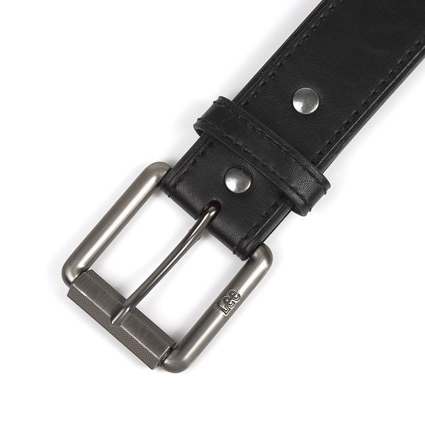 メンズベルト 人気ブランド Lee リー ダブルリベット 極太38mm レザー