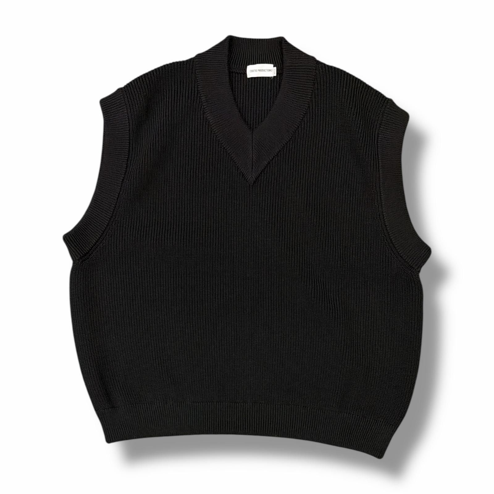 参考上代47300円 COOTIE PRODUCTIONS 25AW Rib Stitch Tilden Knit 