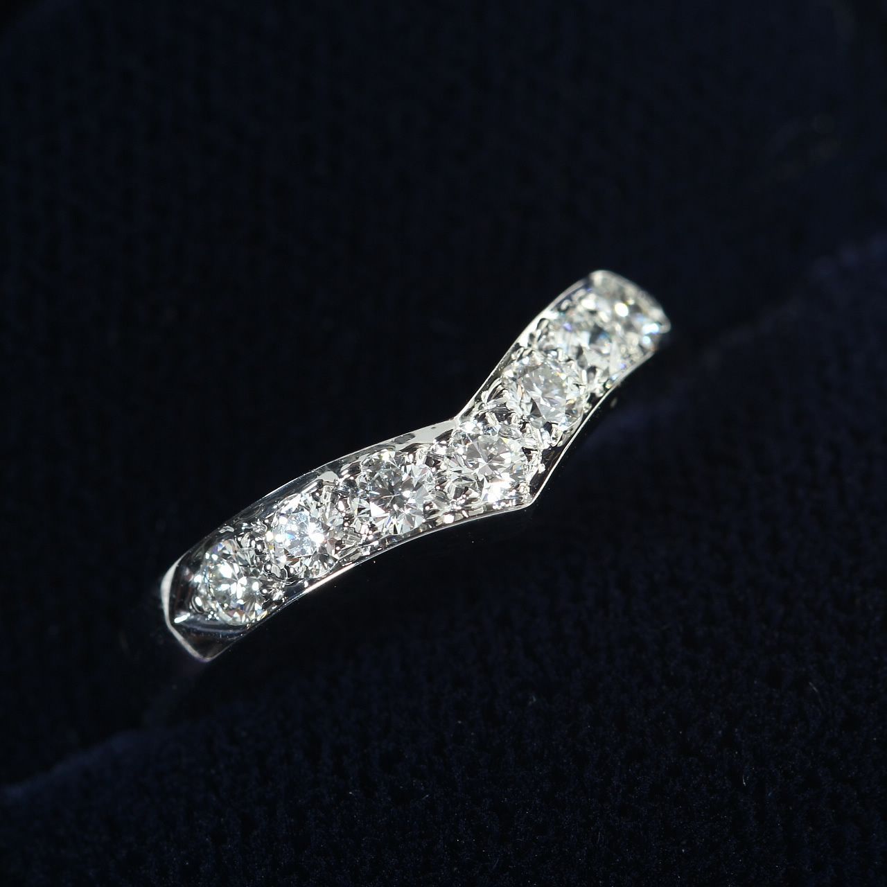 美品 ティファニー Tiffany&Co. ダイヤ入りリング 53305
