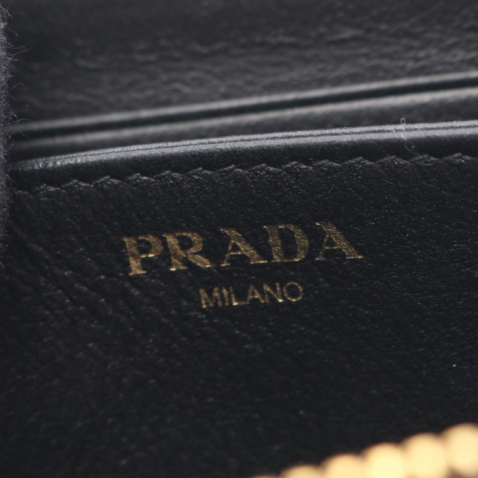 プラダ PRADA コインケース VITELLO MOVE 1MM268 ブラック 