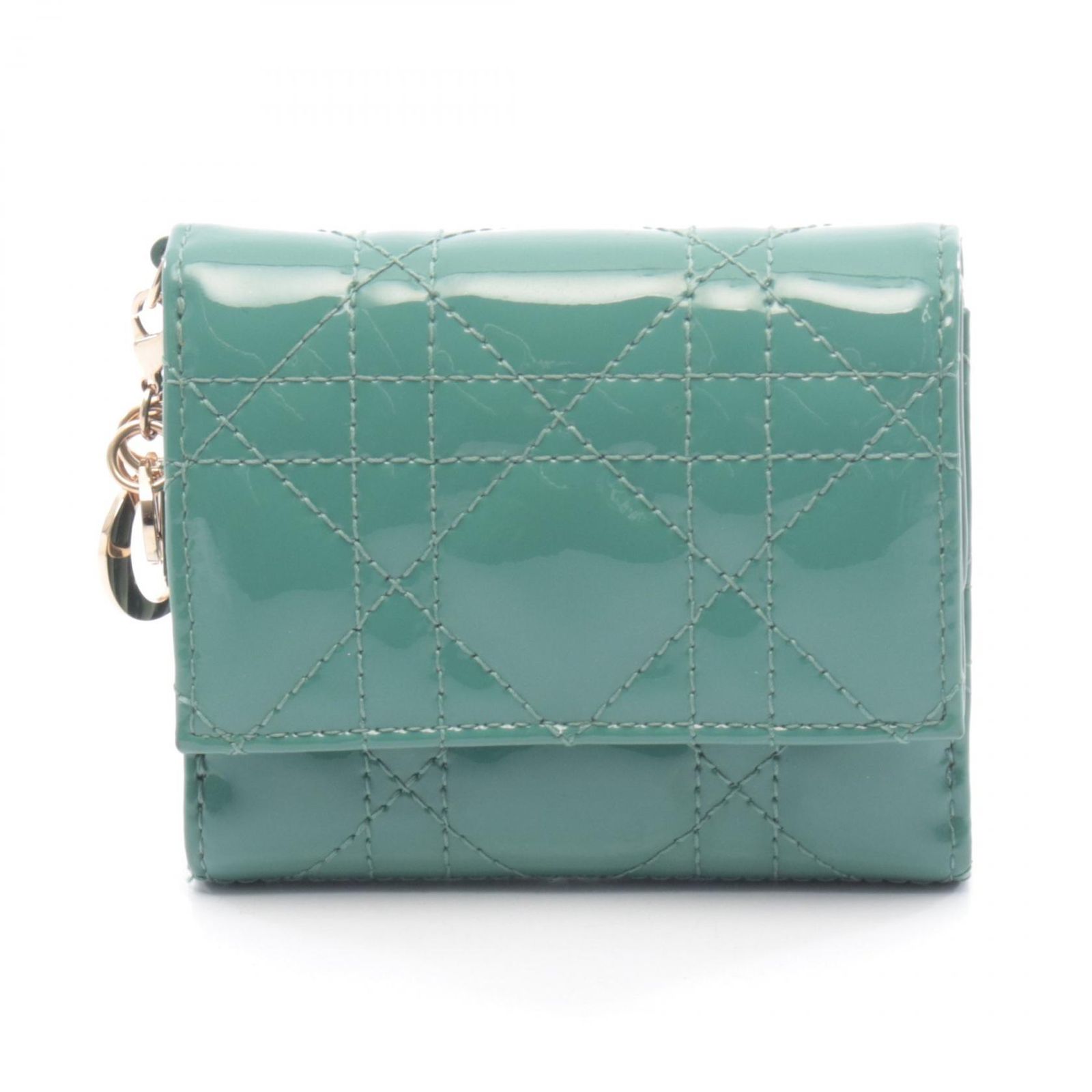 ディオール Dior 三つ折り財布 LADY DIOR ロータスウォレット