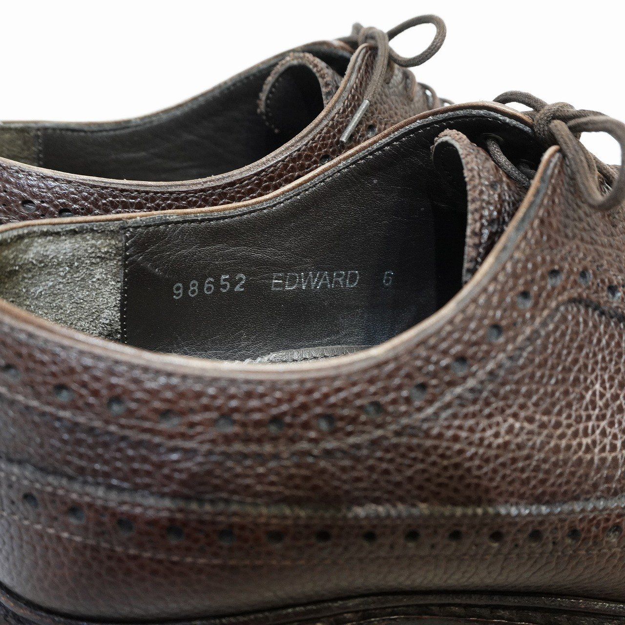 JALAN SRIWIJAYA size6 edward 98652 ウイングチップシューズ ブラウン