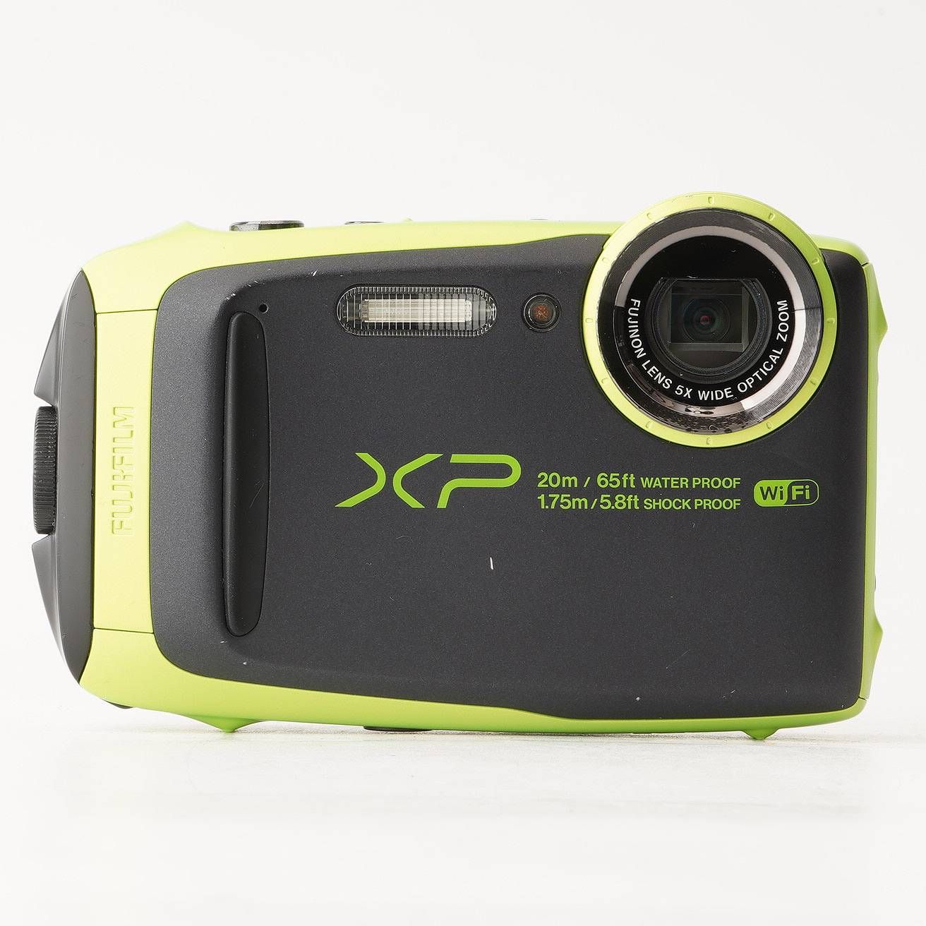 富士フイルム Fujifilm FinePix XP120 ライム 防水 5X 広角 光学ズーム 