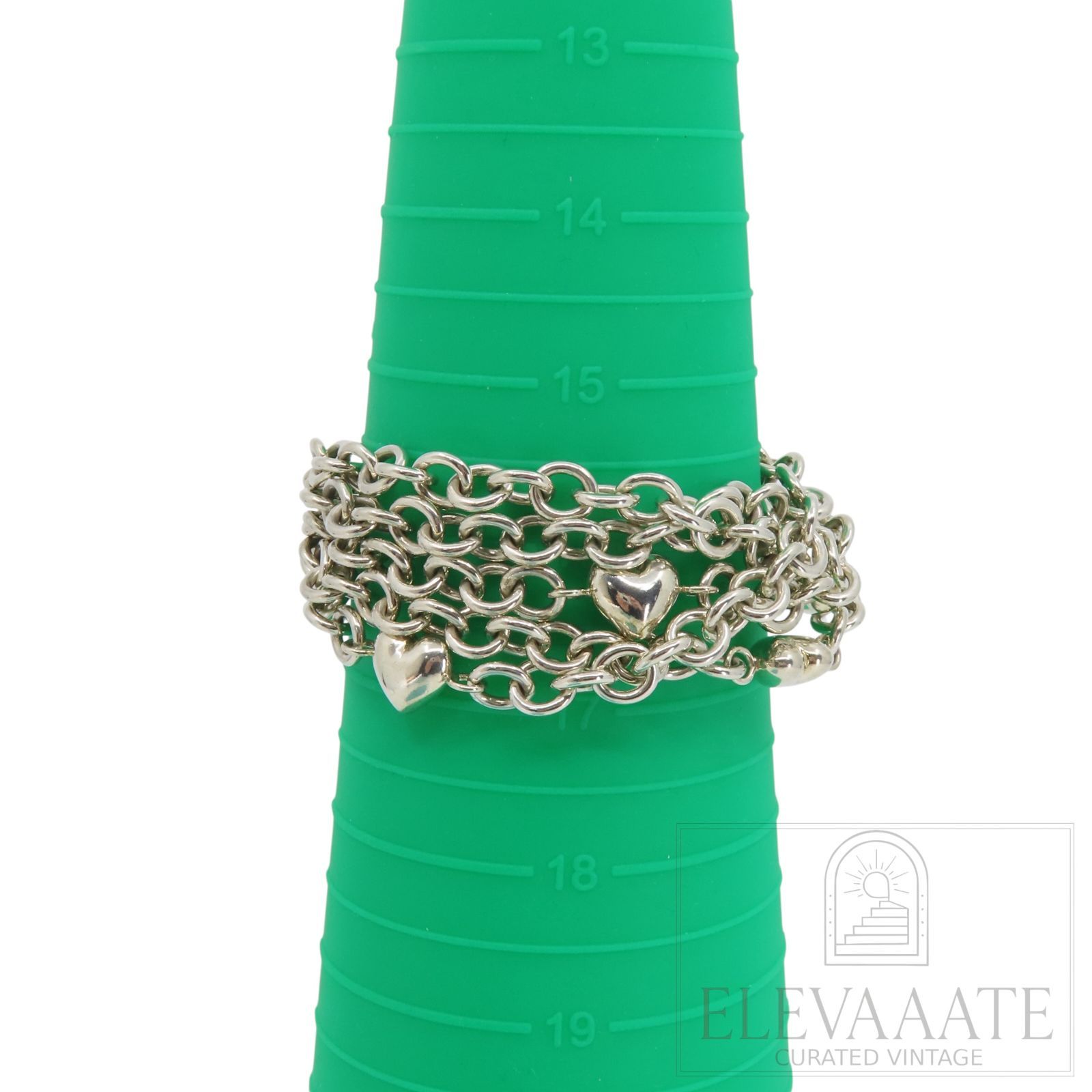 希少 美品 Tiffany&Co. ヴィンテージ ティファニー 5連 チェーン