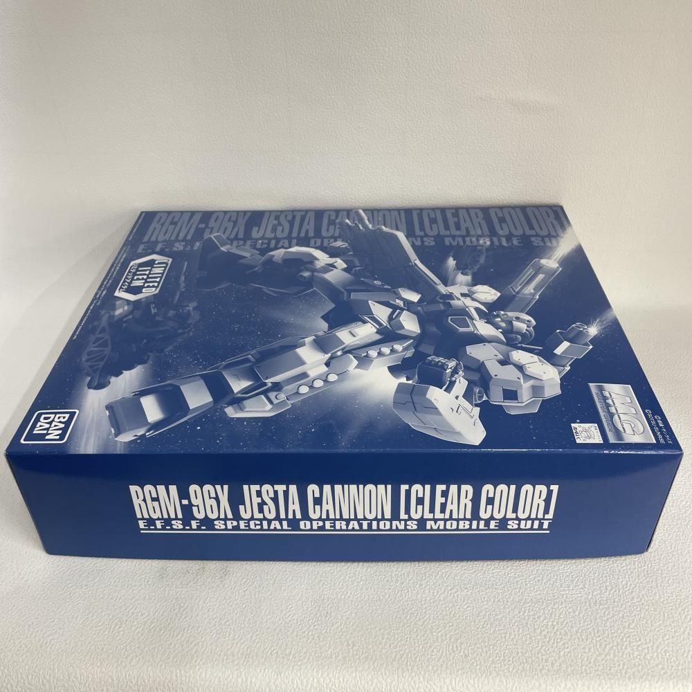 中古】GﾀﾞﾑS）1/100 MG RGM-96X ジェスタ・キャノン(クリアカラー