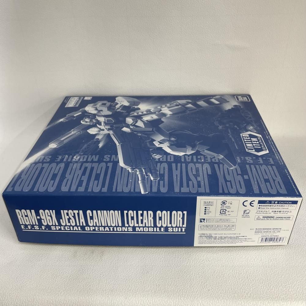 中古】GﾀﾞﾑS）1/100 MG RGM-96X ジェスタ・キャノン(クリアカラー