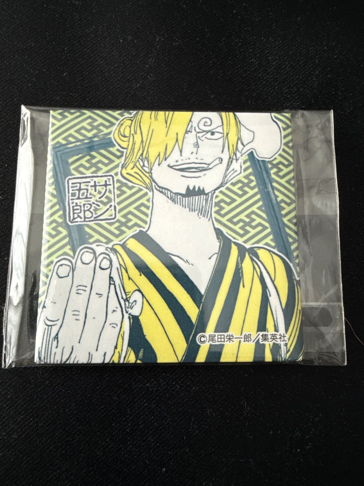 ONE PIECE ワンピース ジャンプショップ スクエア缶バッジ サンジ