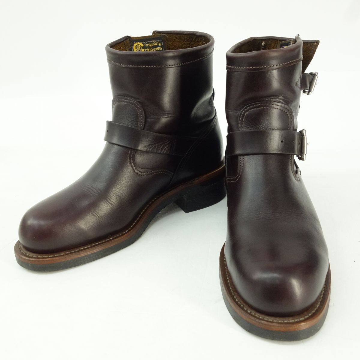 CHIPPEWA チペワ エンジニアブーツ ショート丈 1901M 11 ボルドー 7.5E 