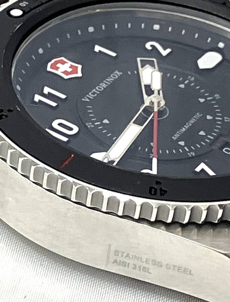 VICTORINOX ビクトリノックス 1184 クォーツ アナログ レザー&ラバー