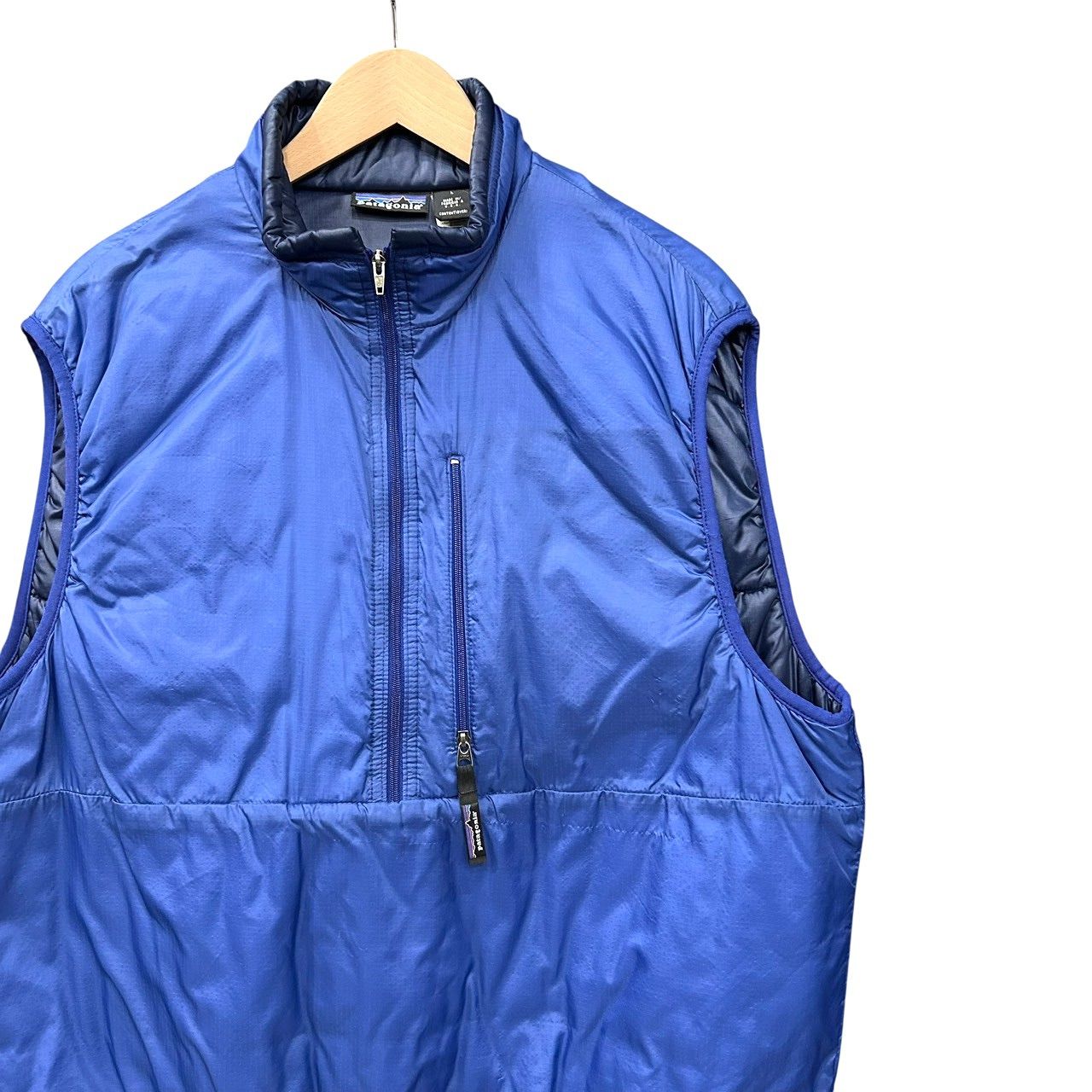 90s ビンテージ パタゴニア パフボールベスト L ブルー USA製 90年代 