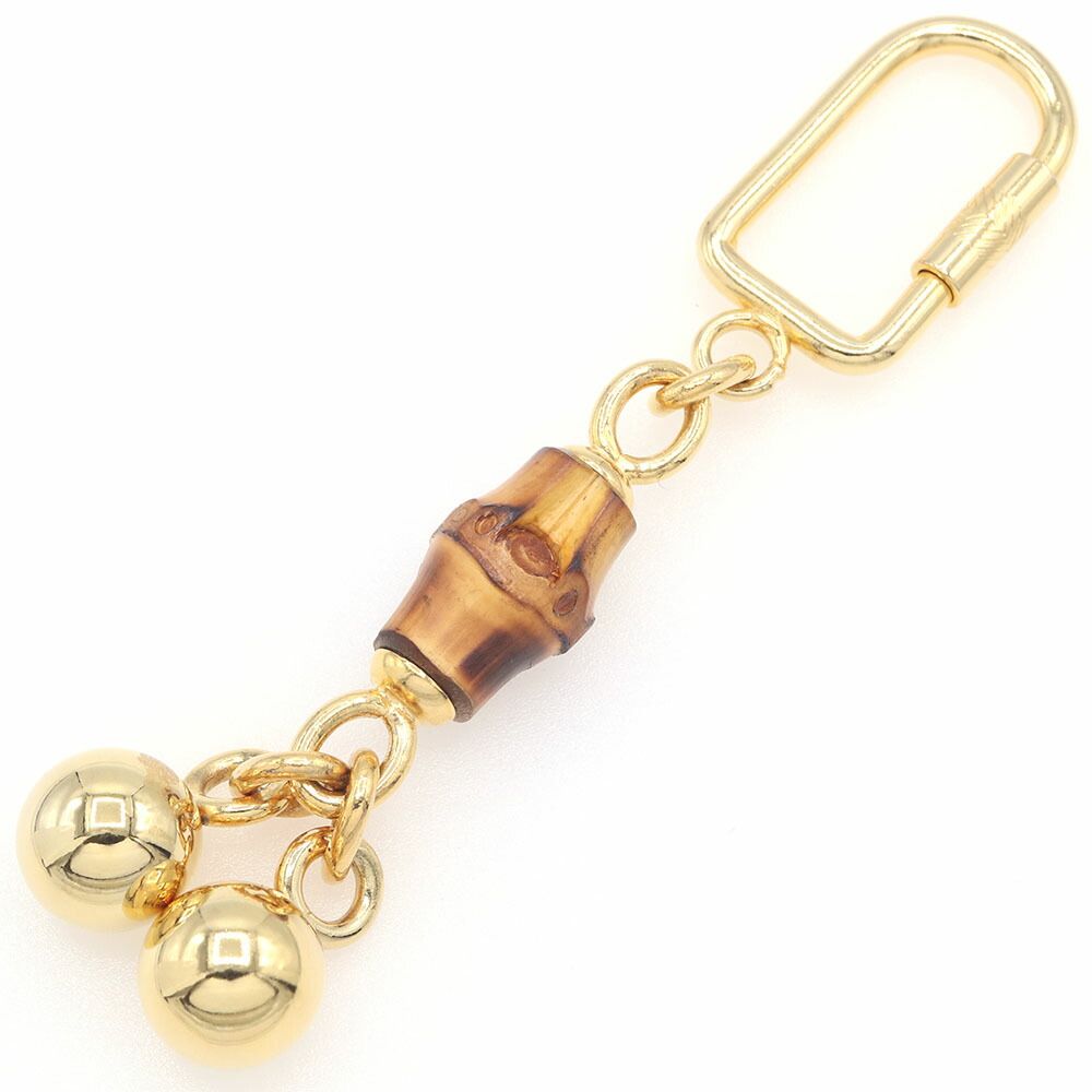 グッチ GUCCI バンブー キーリング 未使用 ゴールド金具 竹 ブラウン系 グッチ キーリング バンブー ブラウン ゴールド金具 - メルカリ