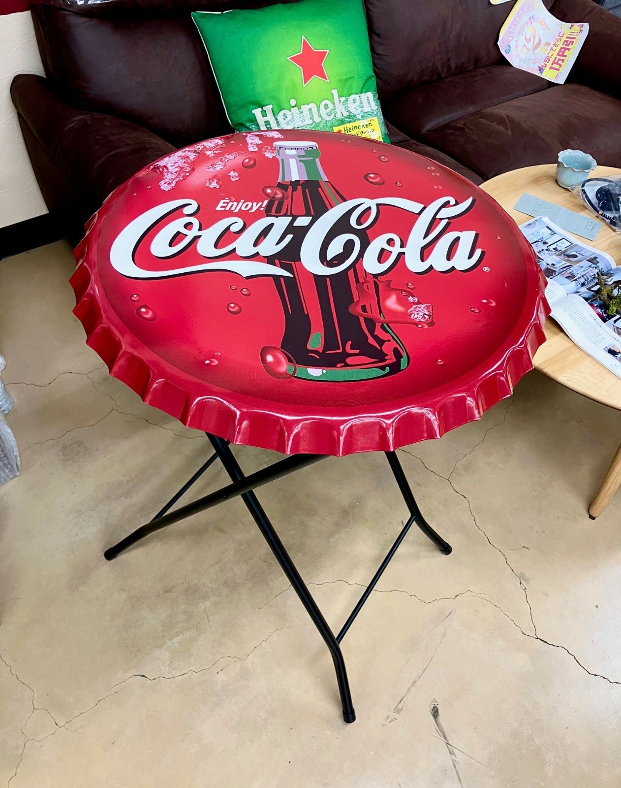 Coca-Cola コカコーラ 折りたたみテーブル コカコーラ 折りたたみテーブル - メルカリ