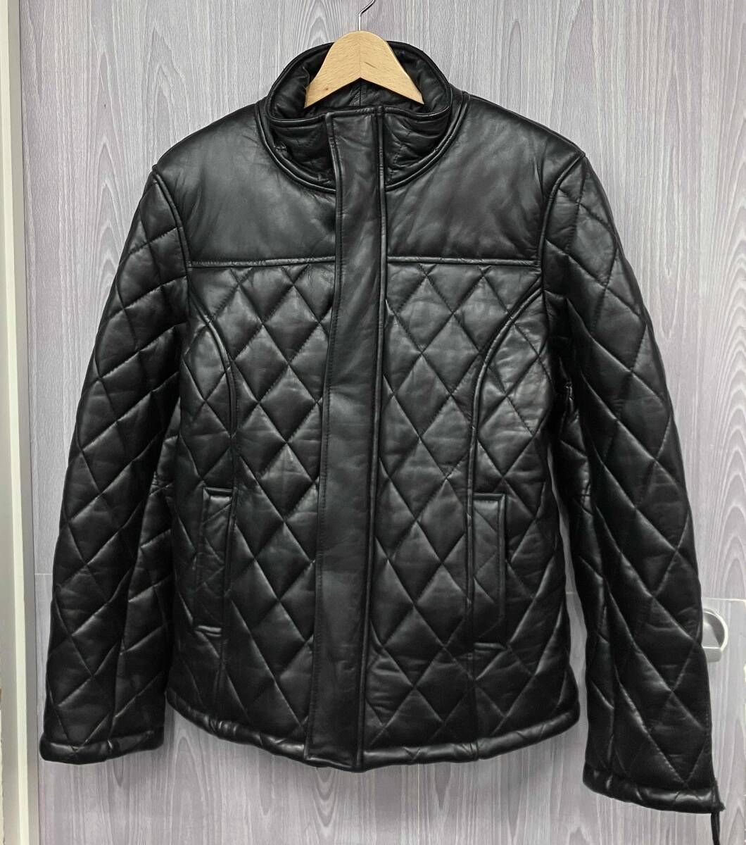 シングルライダース キルティング レザー ジャケット インディアン 