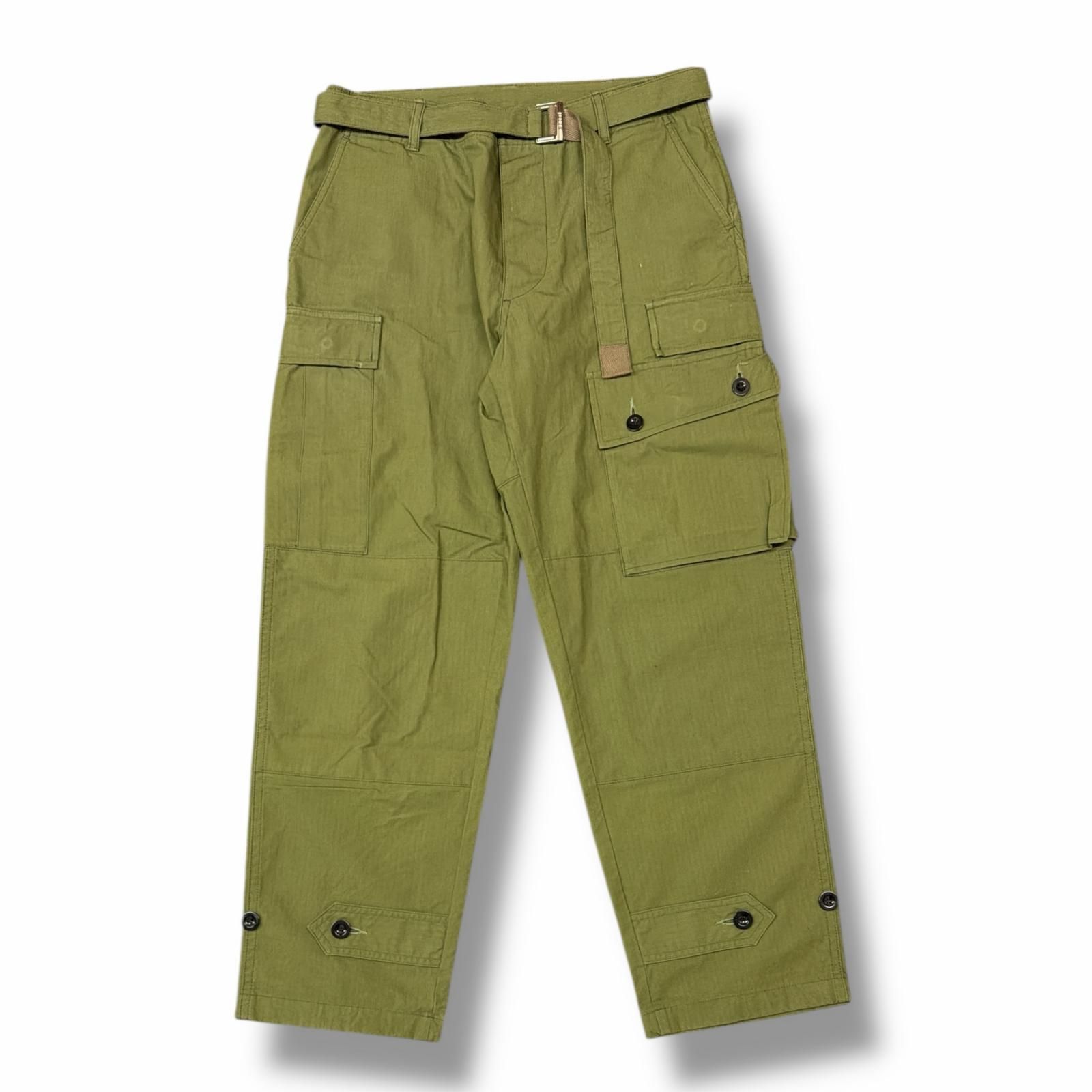 sacai × WTAPS 23SS MILL TROUSER 01 ミリタリーカーゴパンツ コラボ