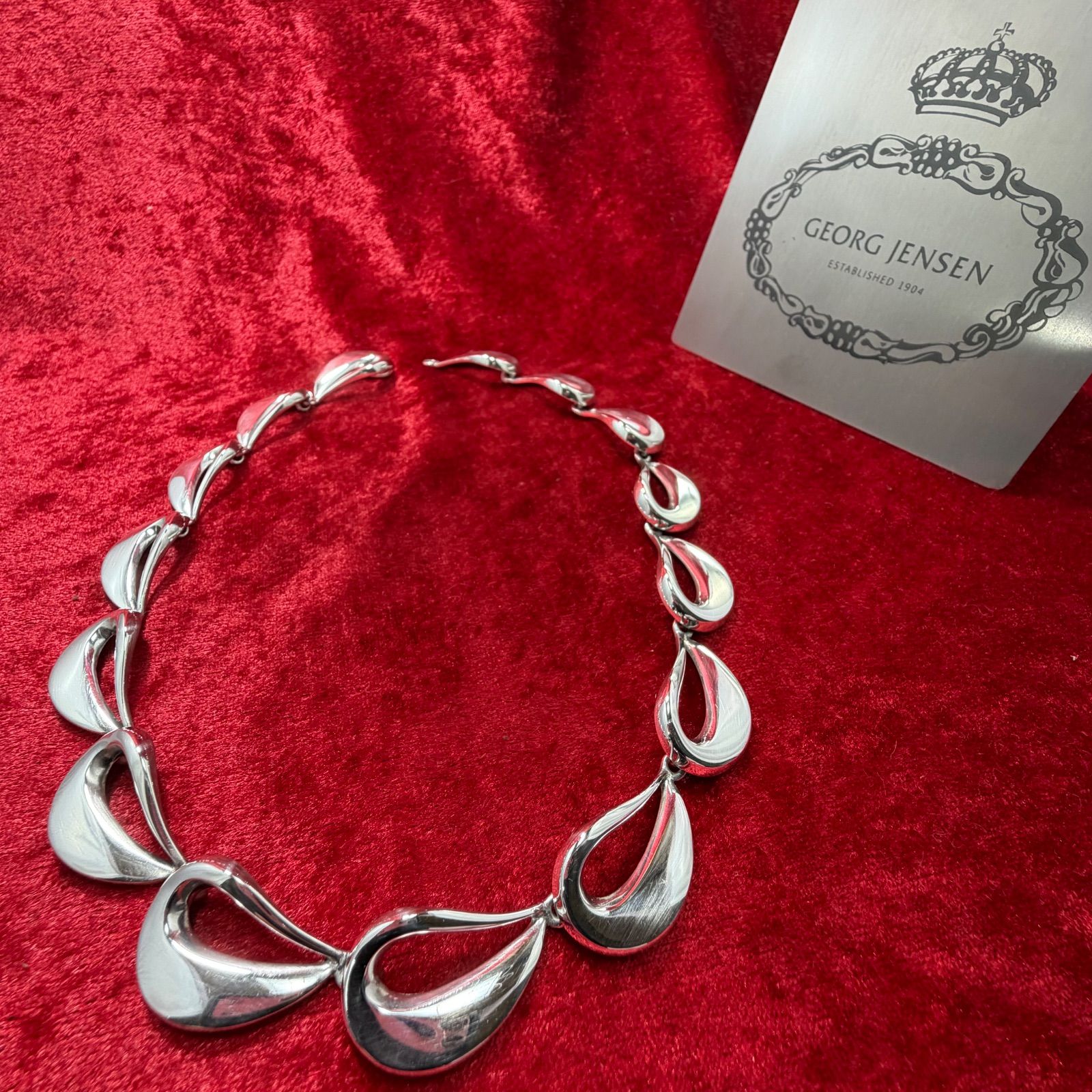 美品 ネックレス HaHハンスハンセン 65.5g ジョージジェンセン/GEORG
