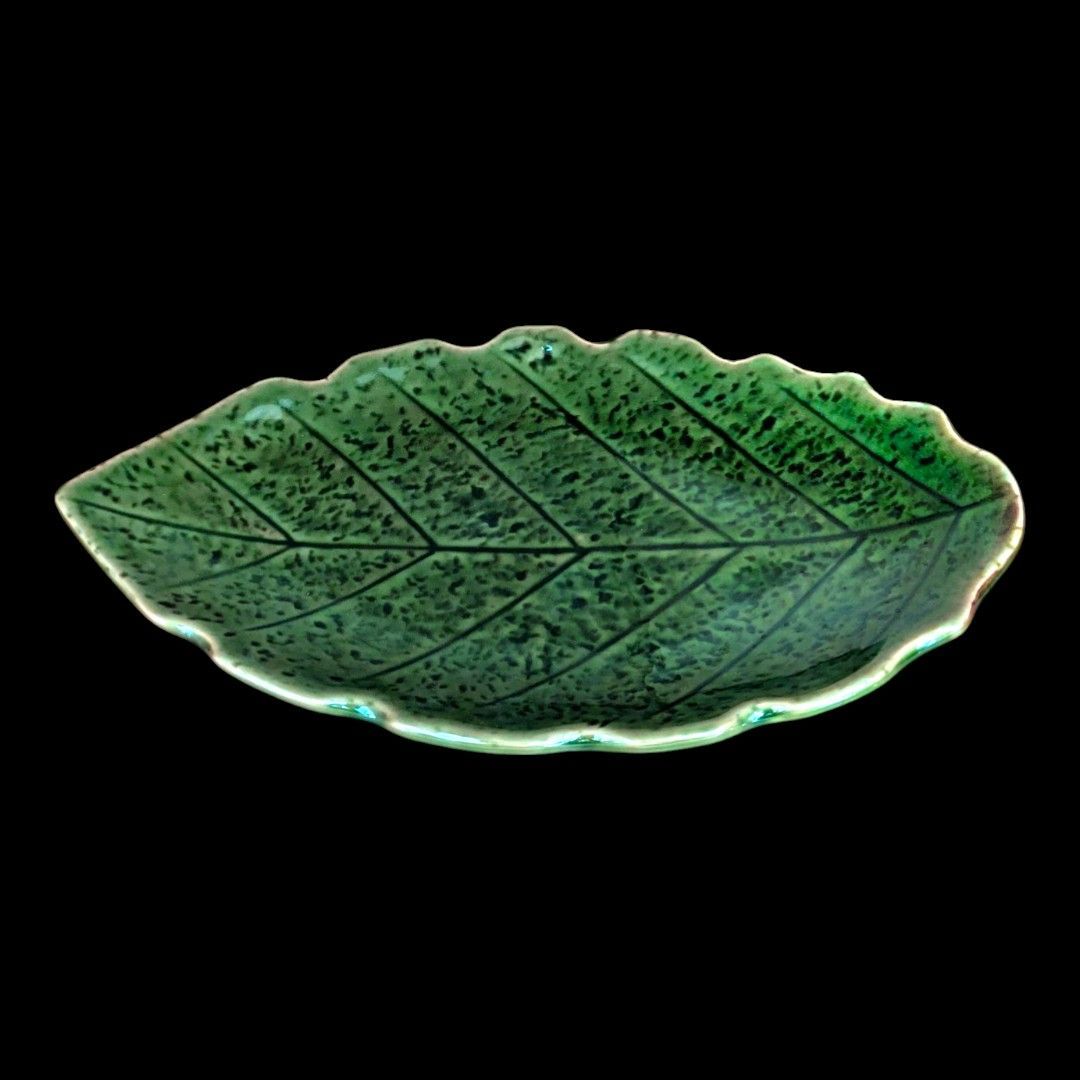 5枚セット【アウトレット品】 魯山人写し 織部 木の葉焼物皿 北大路