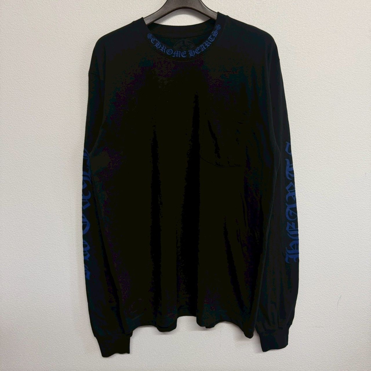 CHROME HEARTS Neck Logo クロムハーツ ネックロゴ 黒 ブラック 青 