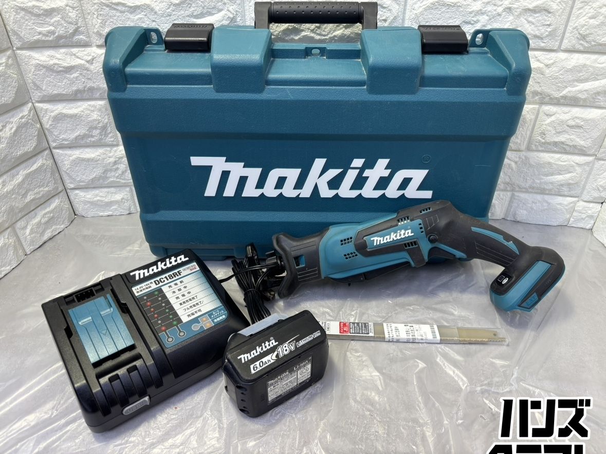 ▽【中古】マキタ JR184DT 充電式レシプロソー 18V バッテリ1個(充電22 