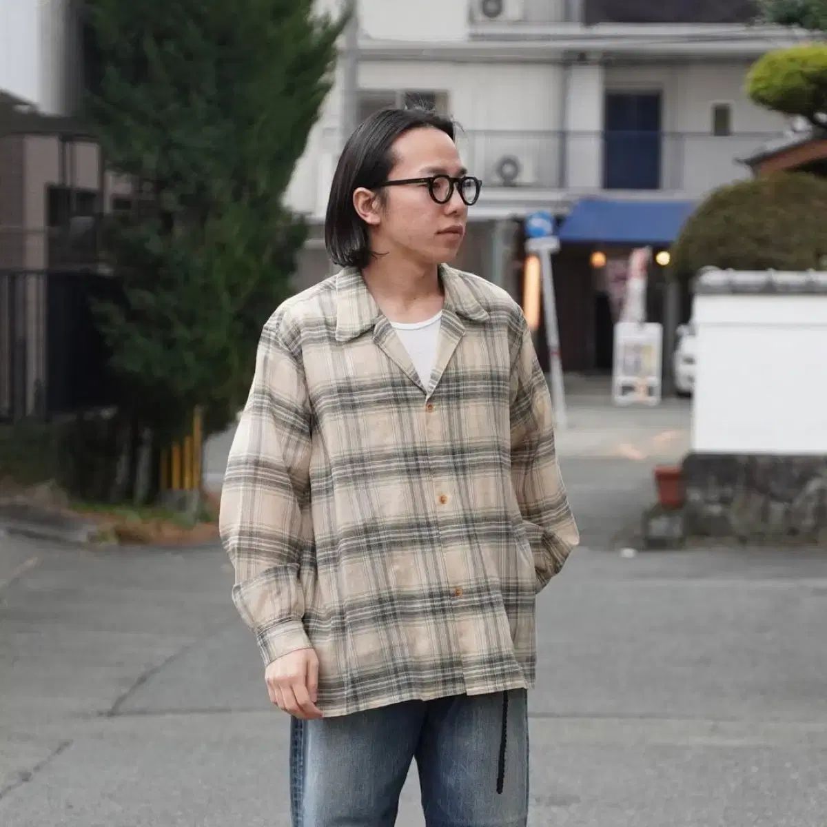 NICENESS THOM Sサイズ 26SS THOM ⁄ NICENESS 26ss オープンカラー シャツ