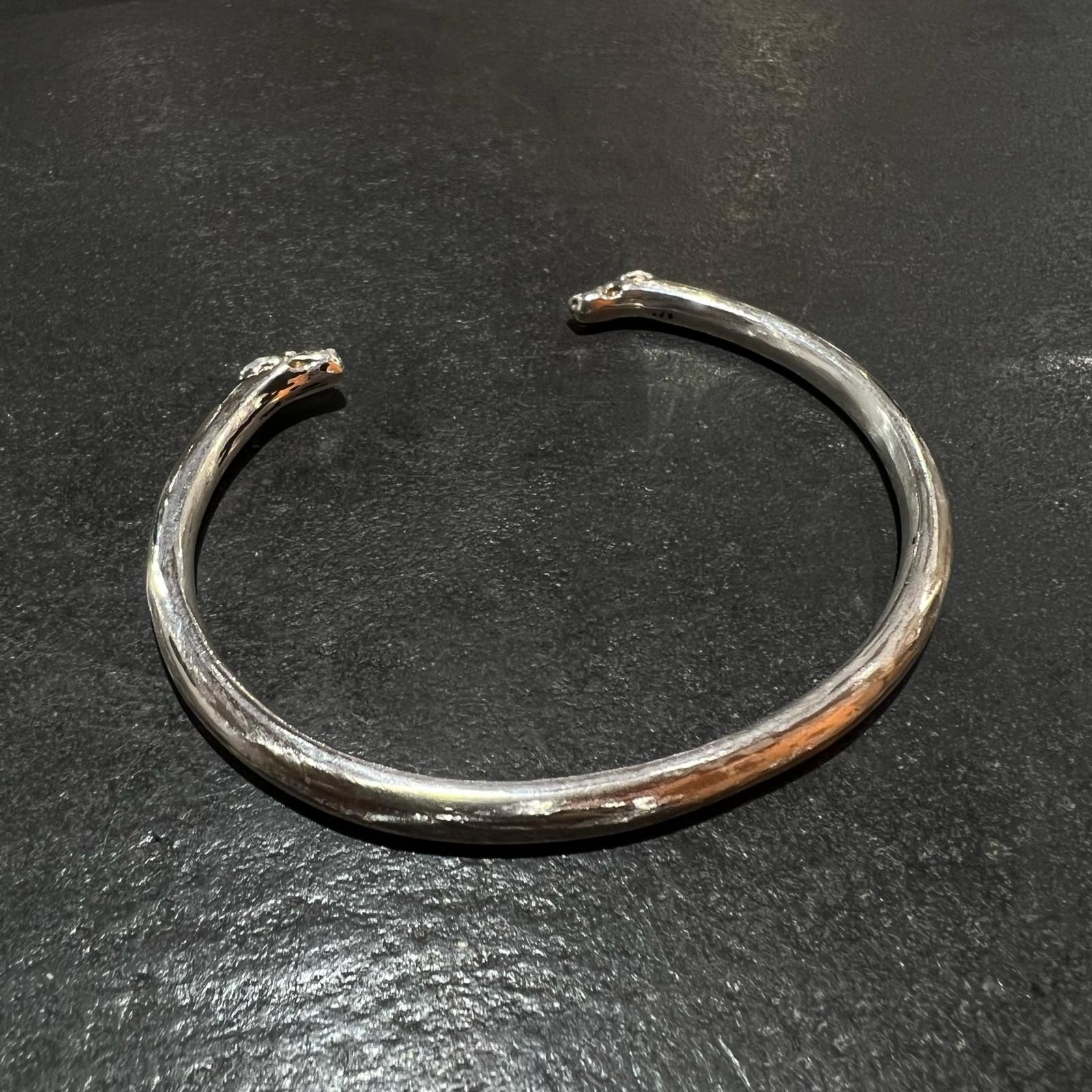 クロムハーツ CHROME HEARTS レア ダブルドッグカフブレス