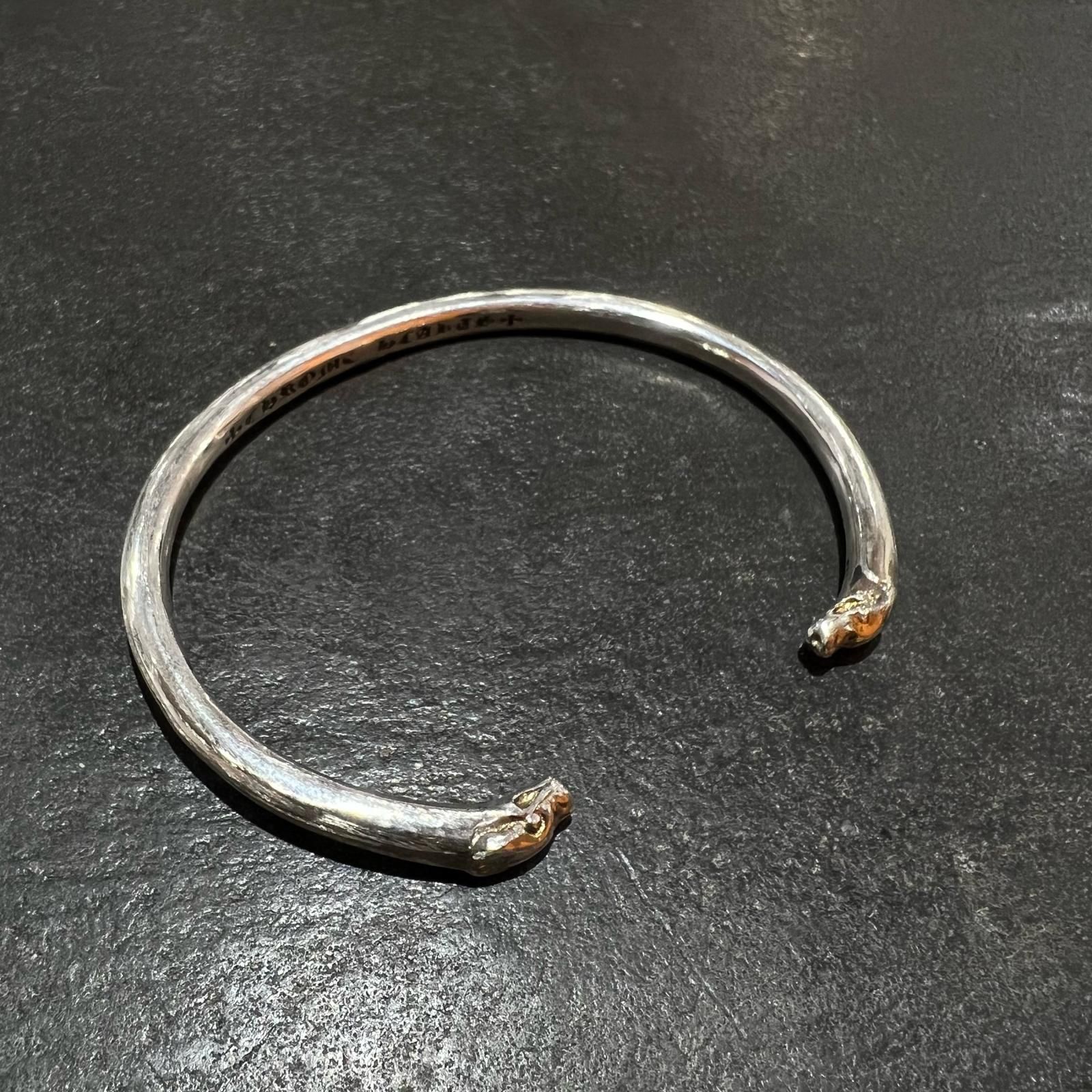 CHROME HEARTS BANGLE DOUBLE DOG バングル ダブルドッグ シルバー