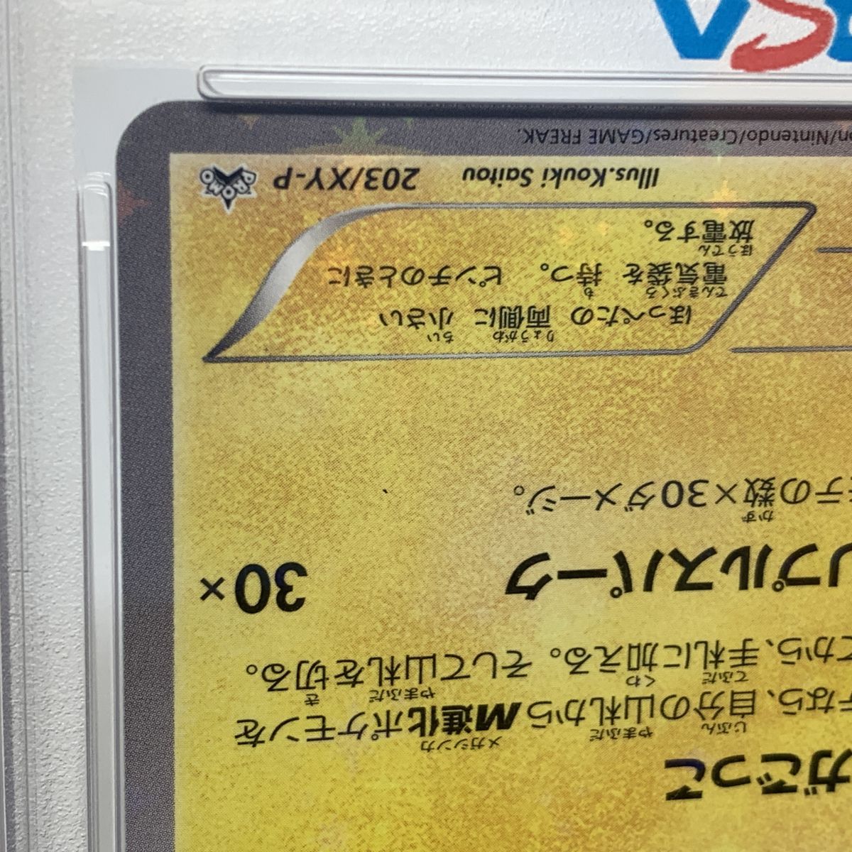 PSA10】ポケモンカード ポンチョを着たピカチュウ 203/XY-P プロモ 