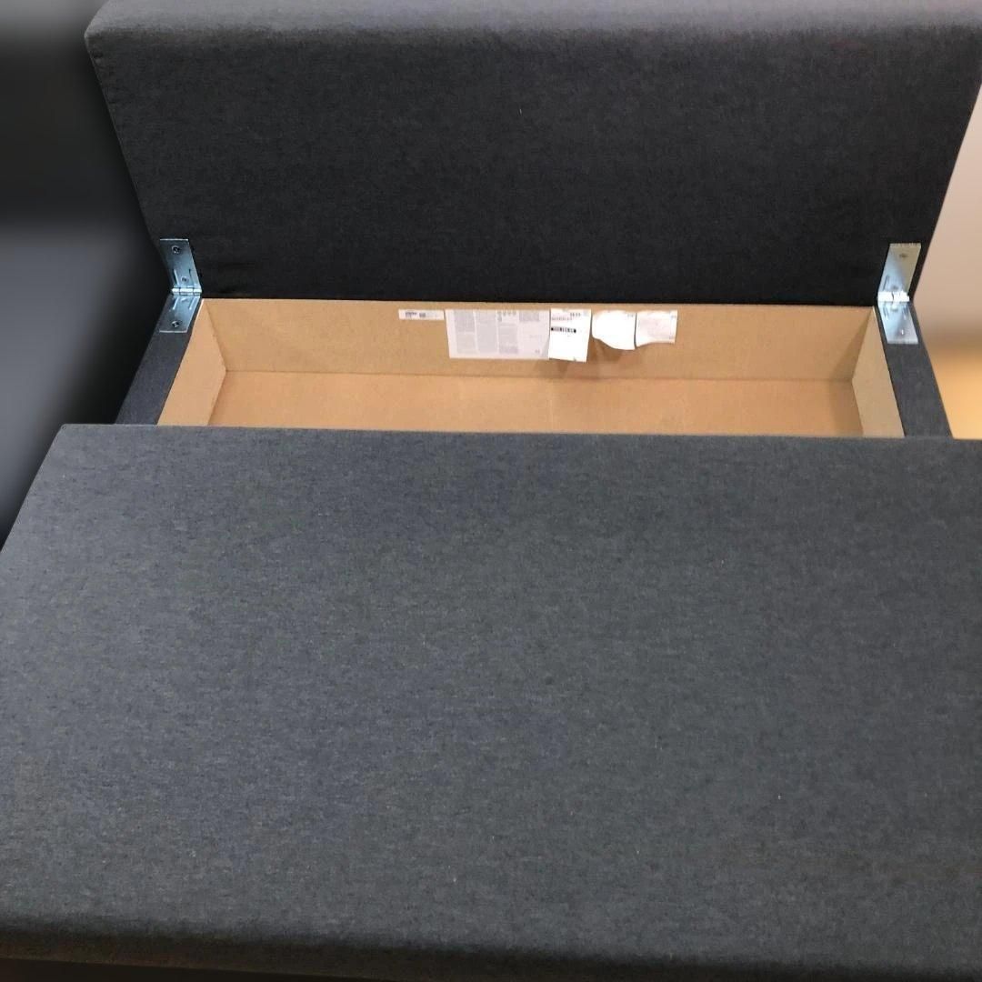 収納付き グレー