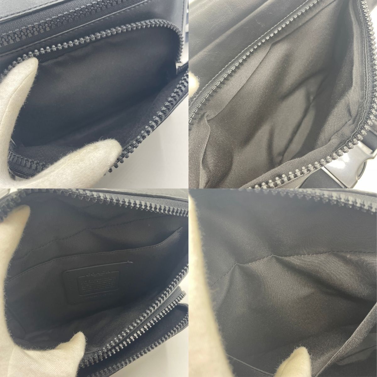 COACH コーチ トラック ベルトバッグ ボディバッグ C2716 ブラック