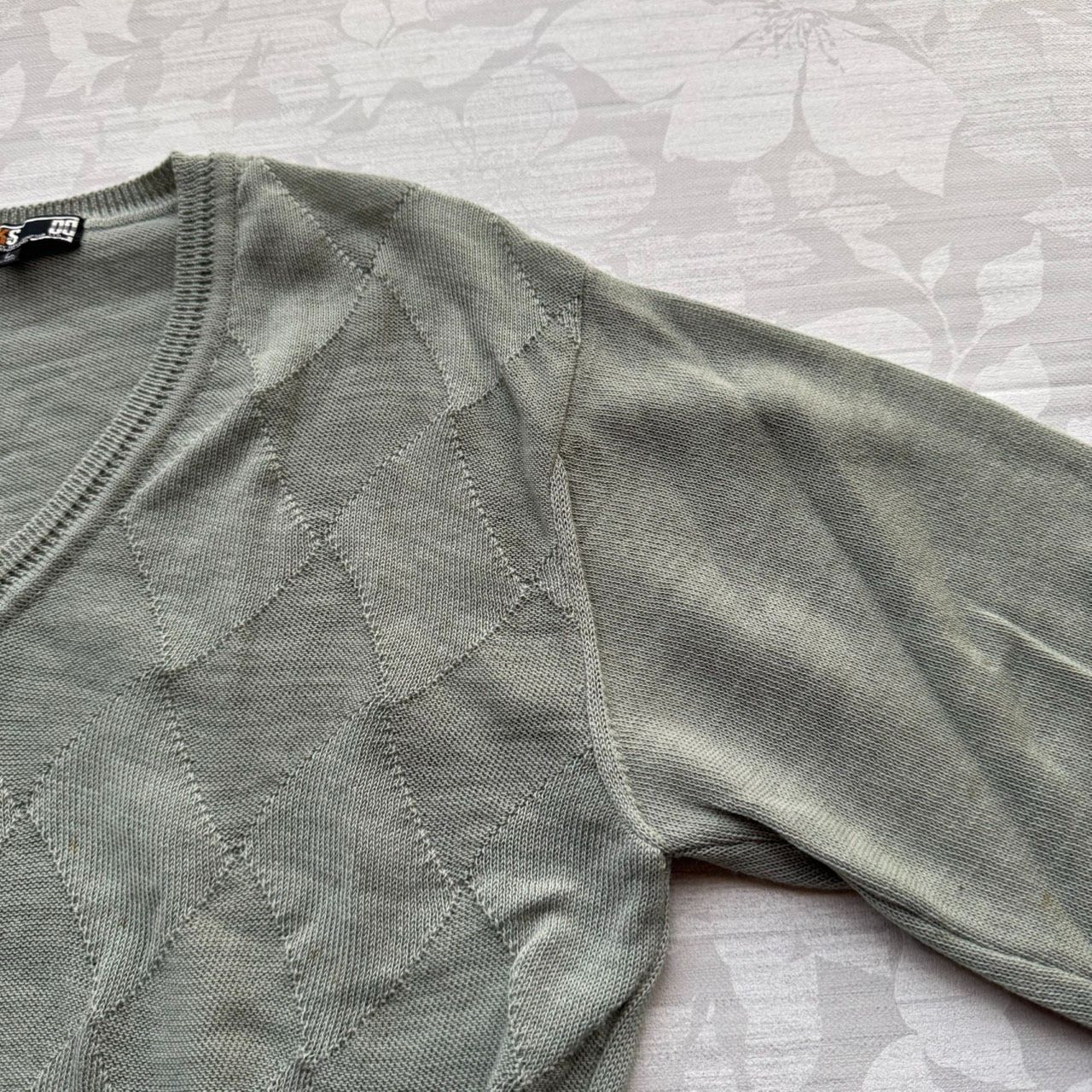 高級】DAKS ダックス Vネック ニット セーター Lサイズ ウール100 