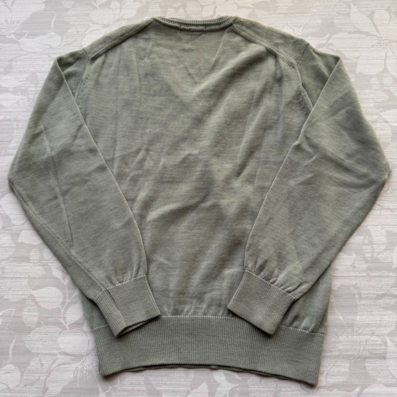 高級】DAKS ダックス Vネック ニット セーター Lサイズ ウール100 