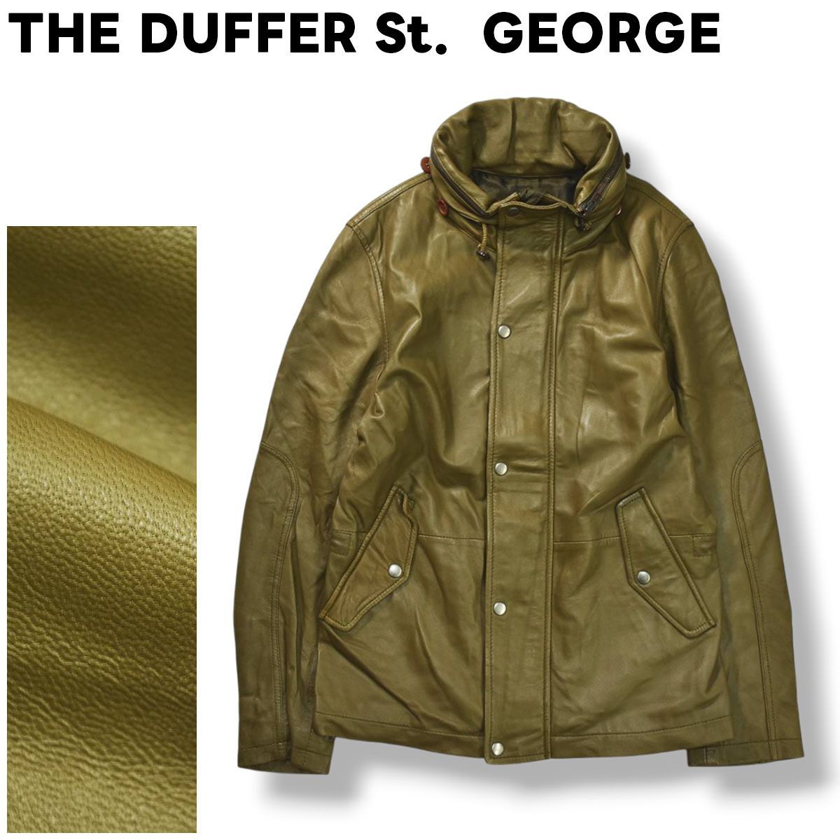 本革】 ダファー オブ セントジョージ THE DUFFER St．GEORGE 羊革 