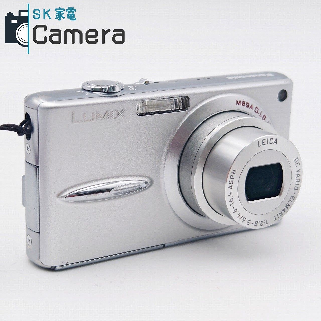 中古】 Panasonic LUMIX DMC-FX30 電池 革ケース付 パナソニック