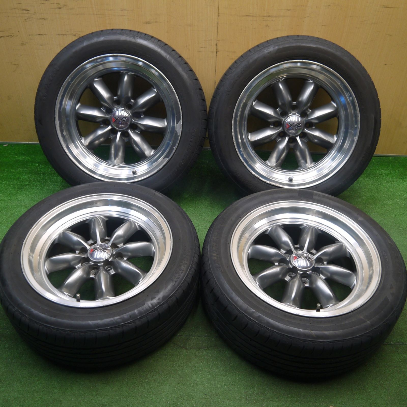 バリ溝！9分☆XXR 513 195/55R16 ブリヂストン ネクストリー エコピア 