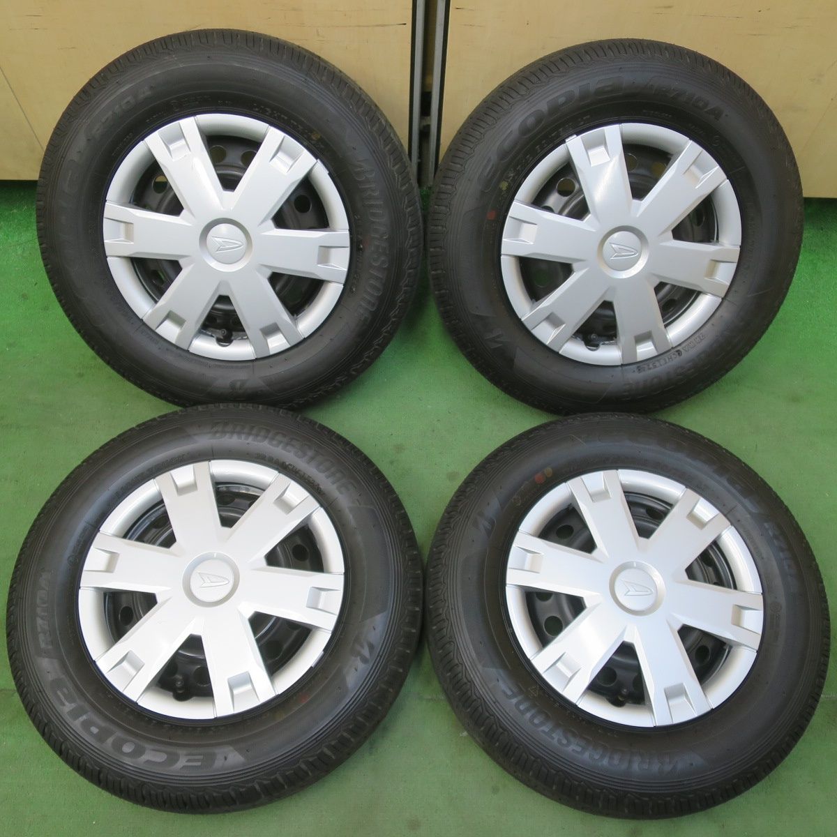 新車外し】アトレー 純正 タイヤ+スチール 145/80R12 4本セット