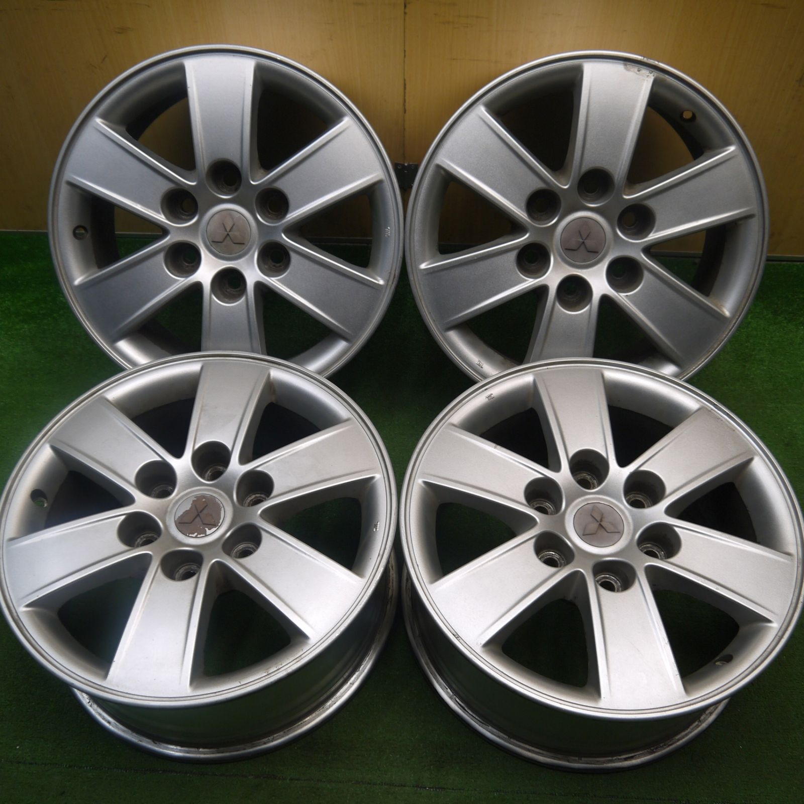 送料無料] 4本価格☆三菱 パジェロ 純正 ホイール 17インチ 17×7.5J 