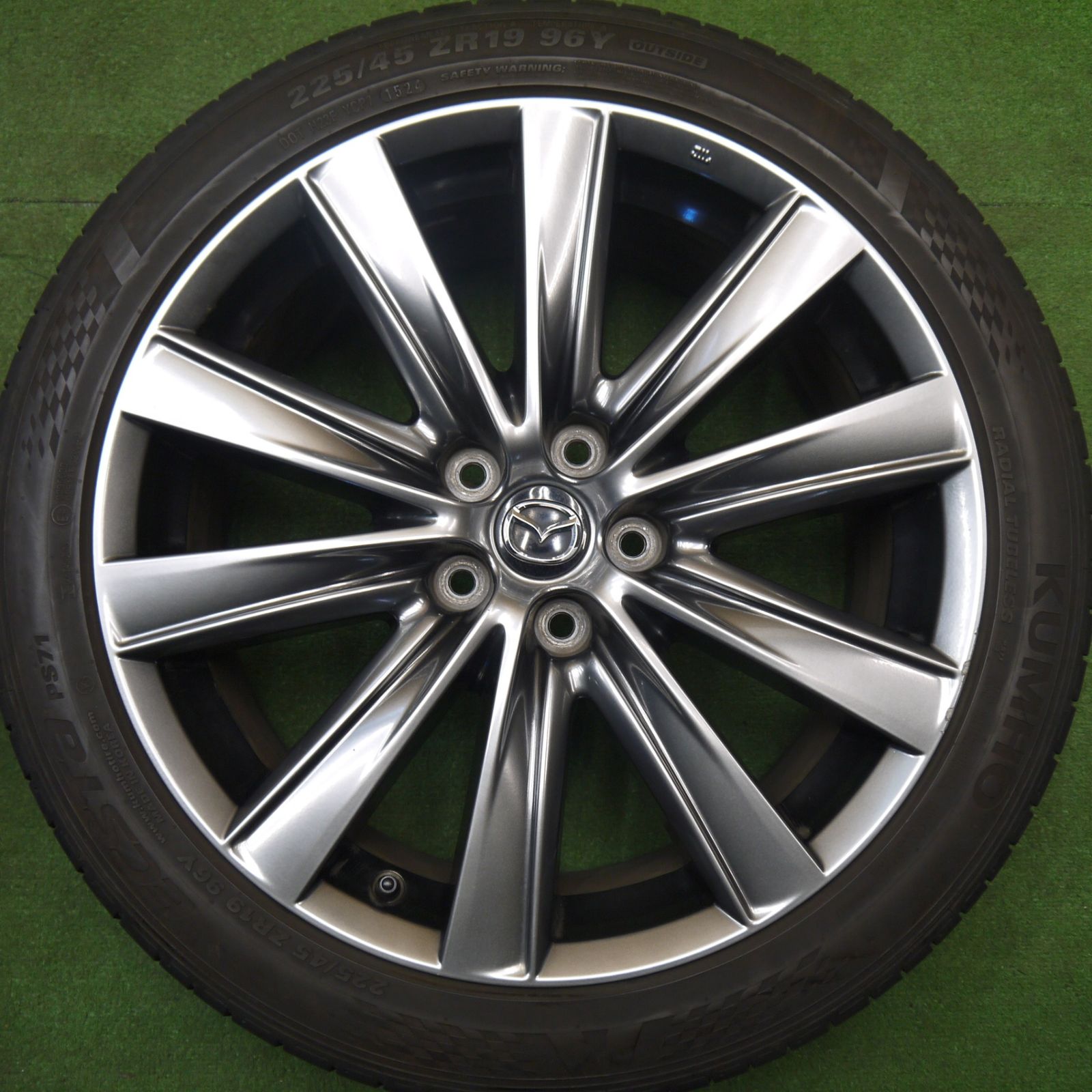 バリ溝！24年！キレイ！9.5分☆マツダ6 Lパッケージ 純正 225/45R19