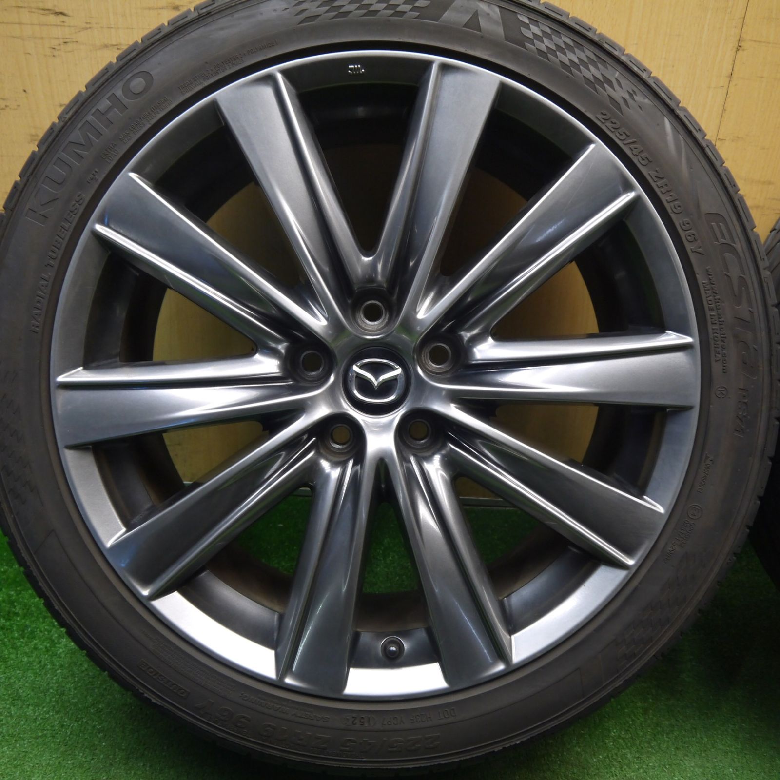 バリ溝！24年！キレイ！9.5分☆マツダ6 Lパッケージ 純正 225/45R19