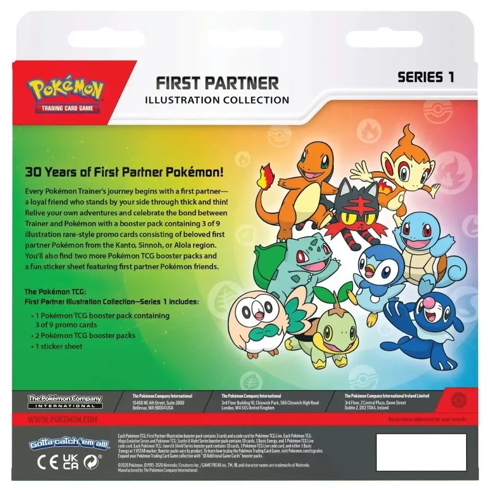 即日発送] [英語版] 海外限定 Pokemon First Partner Illustration