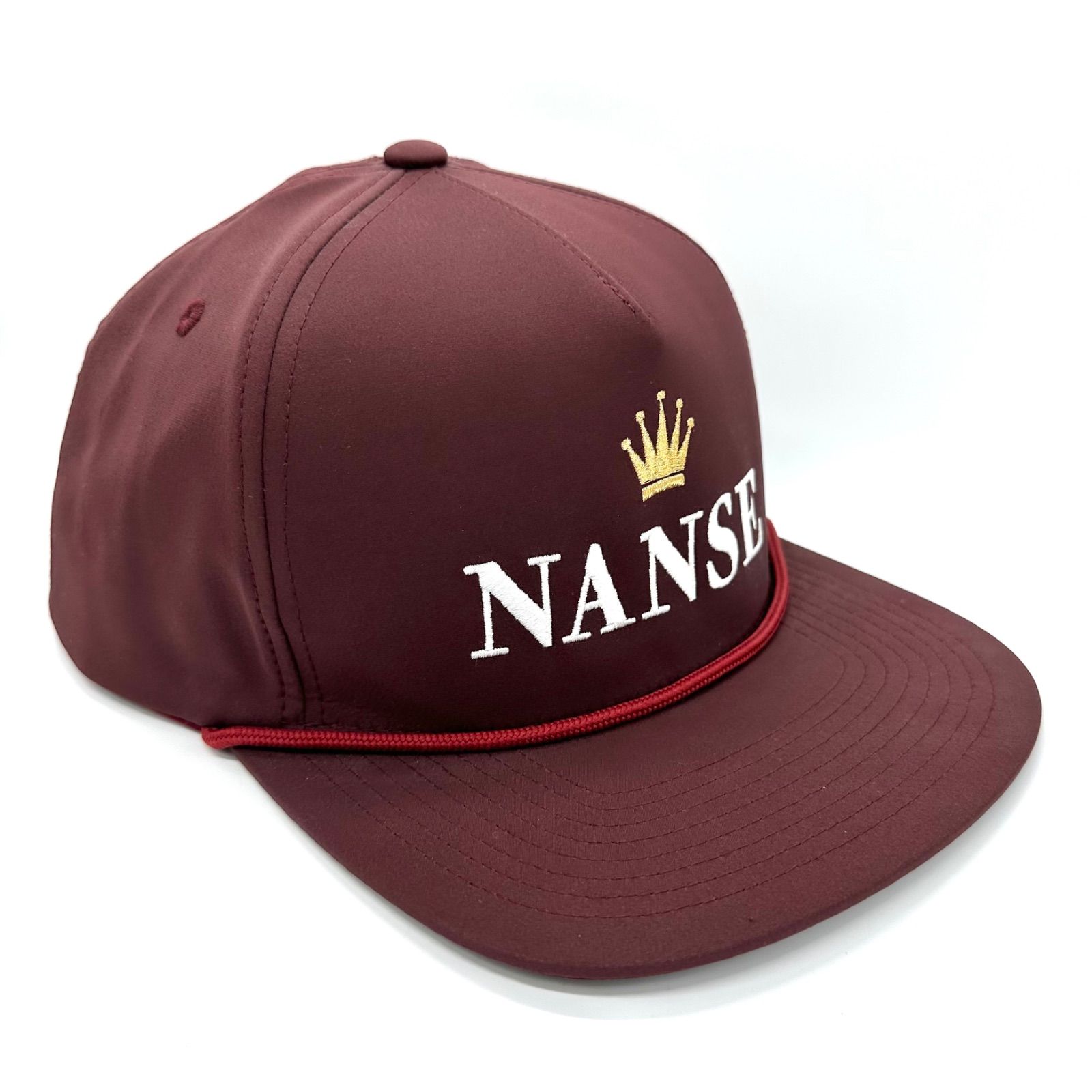 た*ん様 【完売】完売品 NANSE Crown Cap キャップ ナンセ みな NANSE ナンセ キャップ バーガンディ サイズフリー - メルカリ