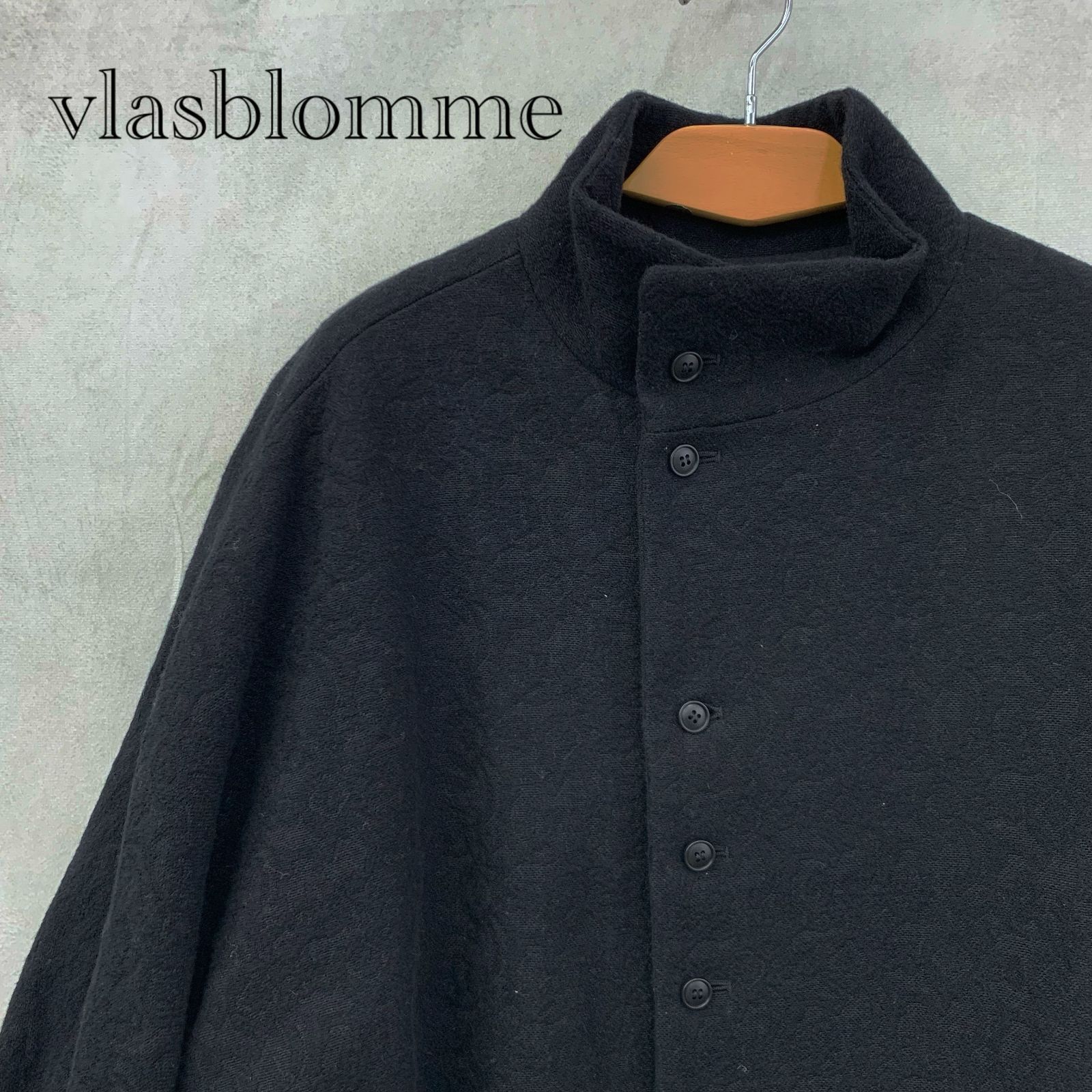 極美品 Vlas Blomme W/C更紗ジャガードドルマンジャケット