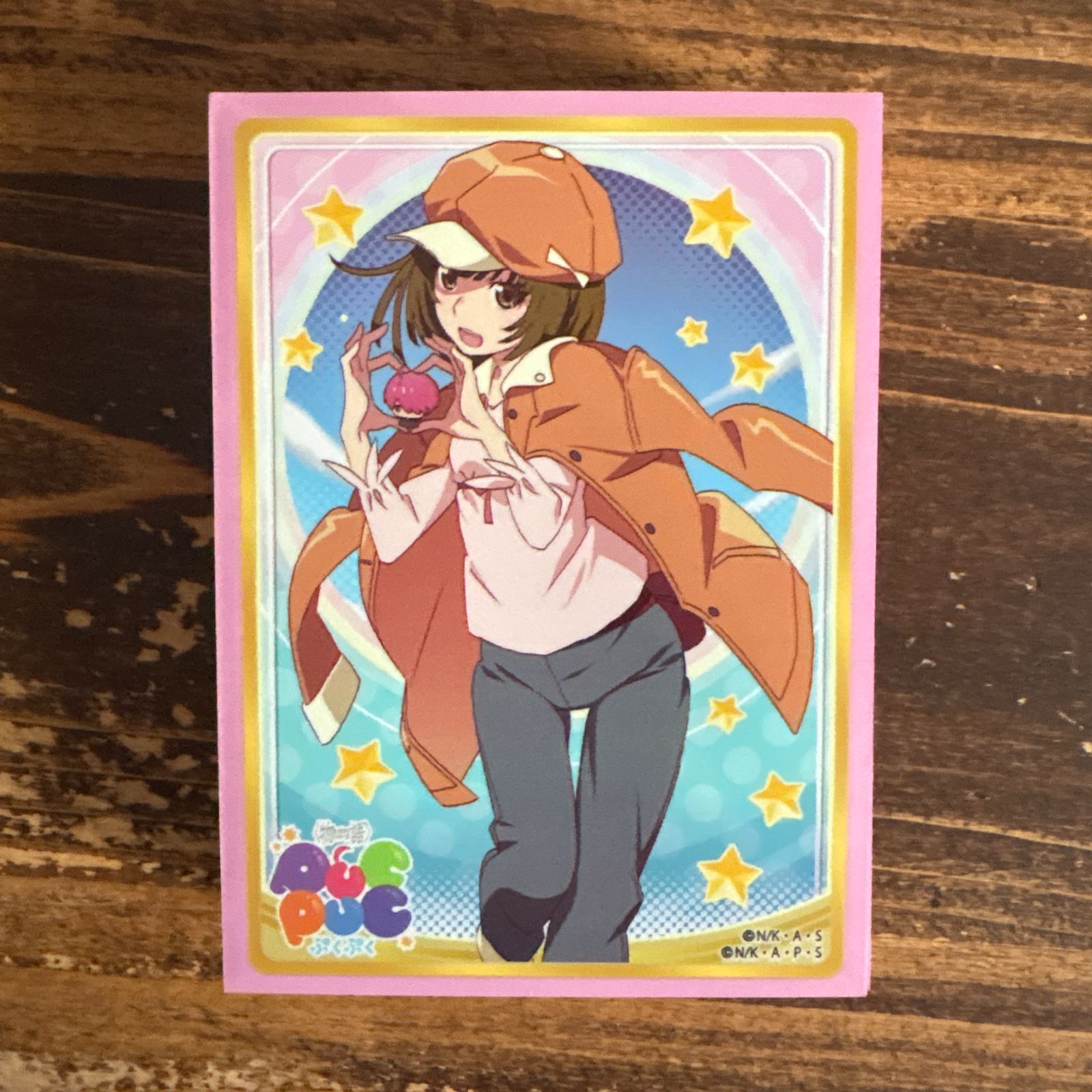 千石撫子 ブロッコリーキャラクタースリーブ 物語シリーズ ぷくぷく 