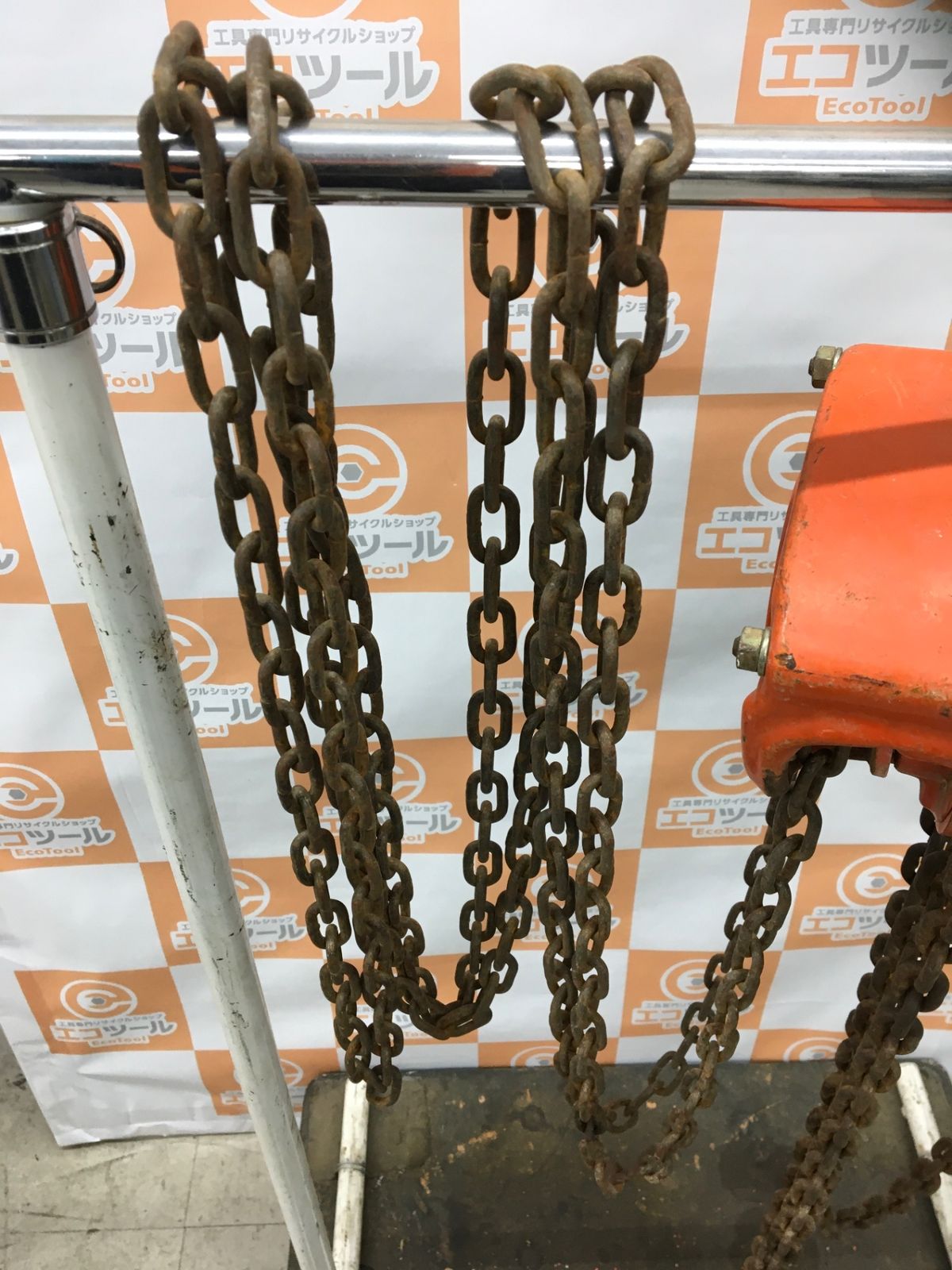 中古】エレファント 手動式チェーンブロック 1t K-Ⅱ