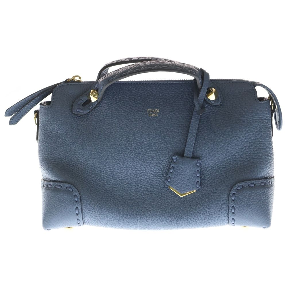 FENDI フェンディ セレリア バイザウェイ ショルダーバッグ 2way ブルー レザー FENDI (フェンディ) セレリア バイザウェイ ショルダーバッグ 2way