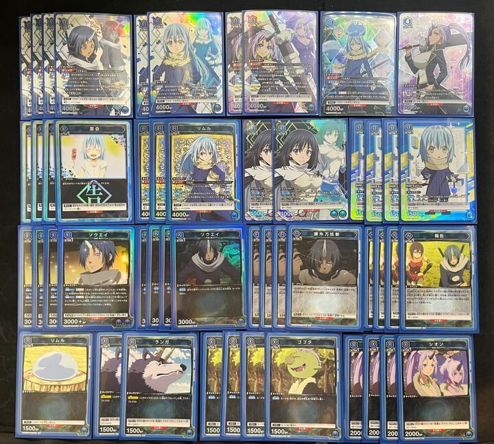 デッキ】転スラ青ソウエイ【UNIONARENA】フルパラ ユニオンアリーナ