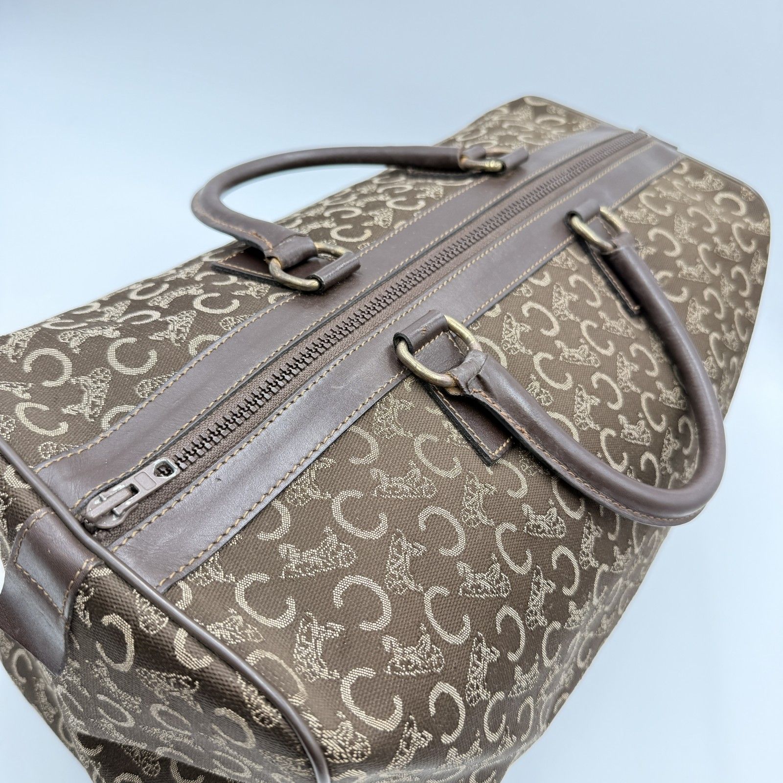 CELINE（セリーヌ）Cサルキー ヴィンテージ ミニボストンバッグ 