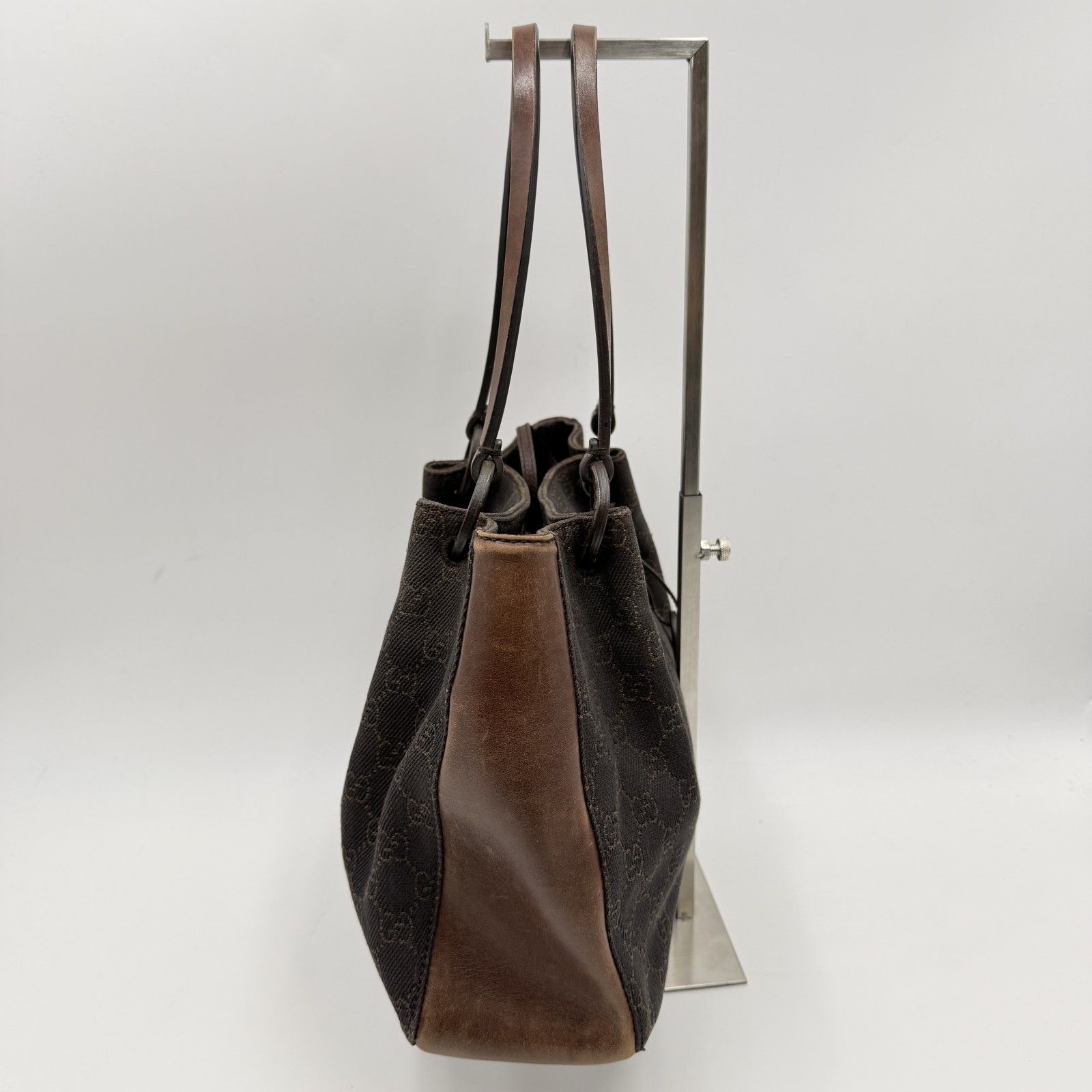 GUCCI（グッチ）GGキャンバス トートバッグ ブラウン キャンバス 