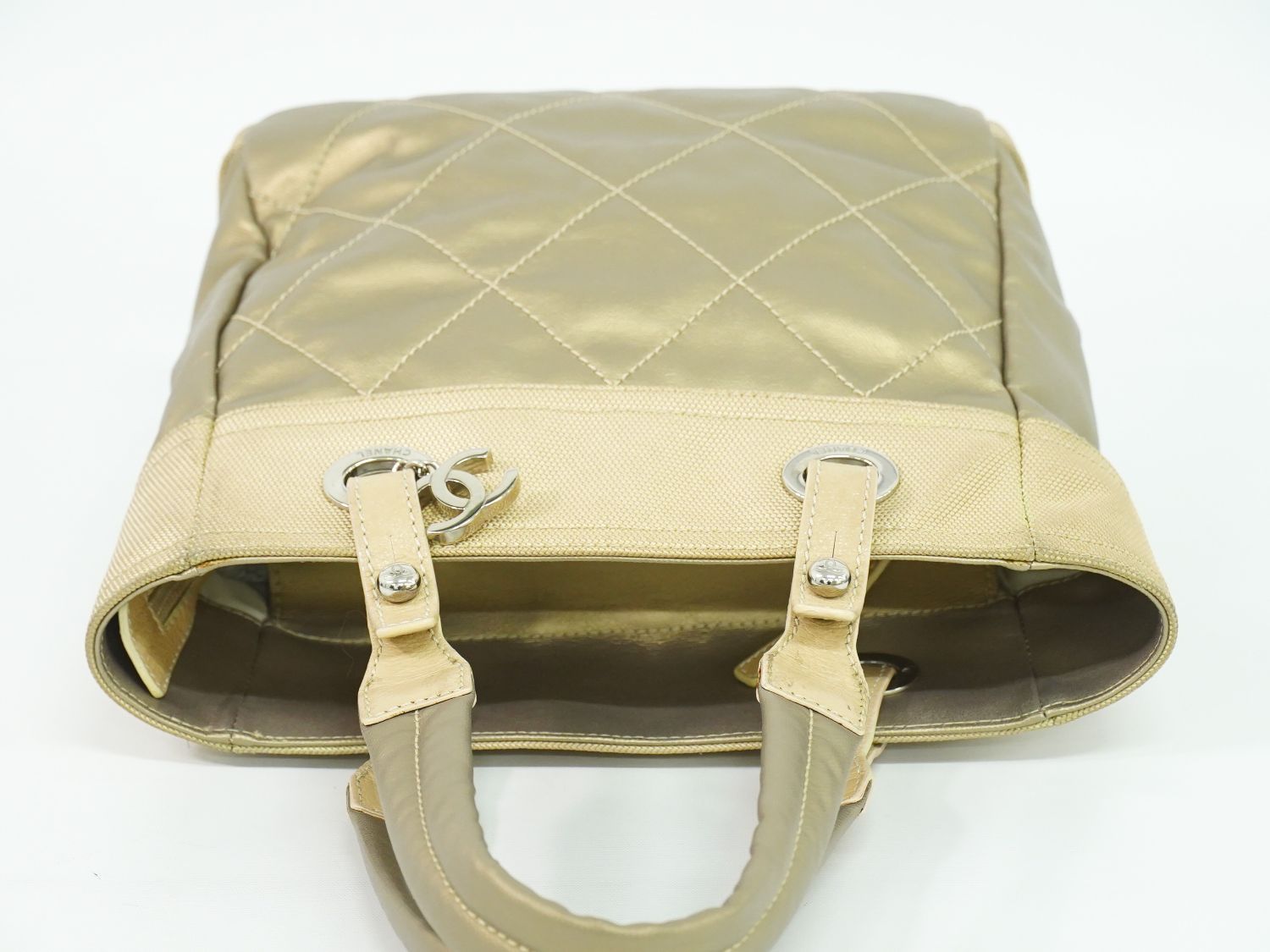 本物 シャネル CHANEL パリビアリッツ PM トートバッグ ハンドバッグ 
