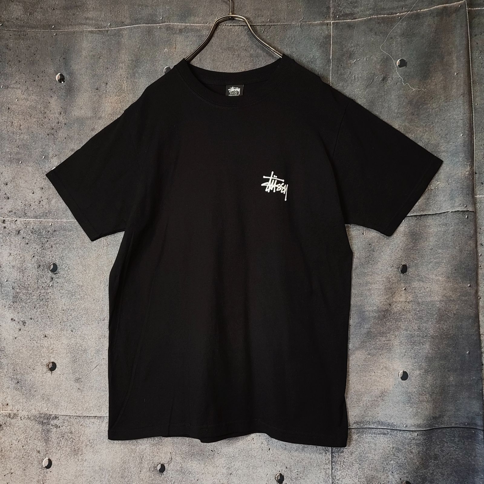 STUSSY Basic Logo Tee Black M 2010s Vintage 130 ステューシー 